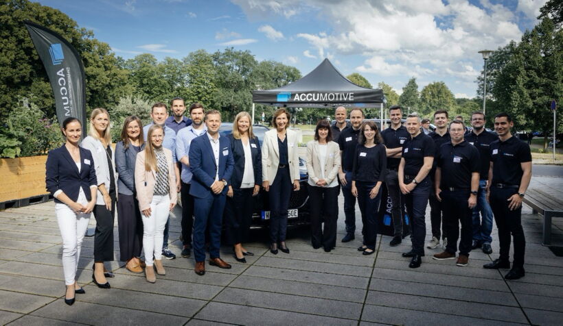 Foto Team Accumotive bei Mercedes-Benz Sustainability Dialogue